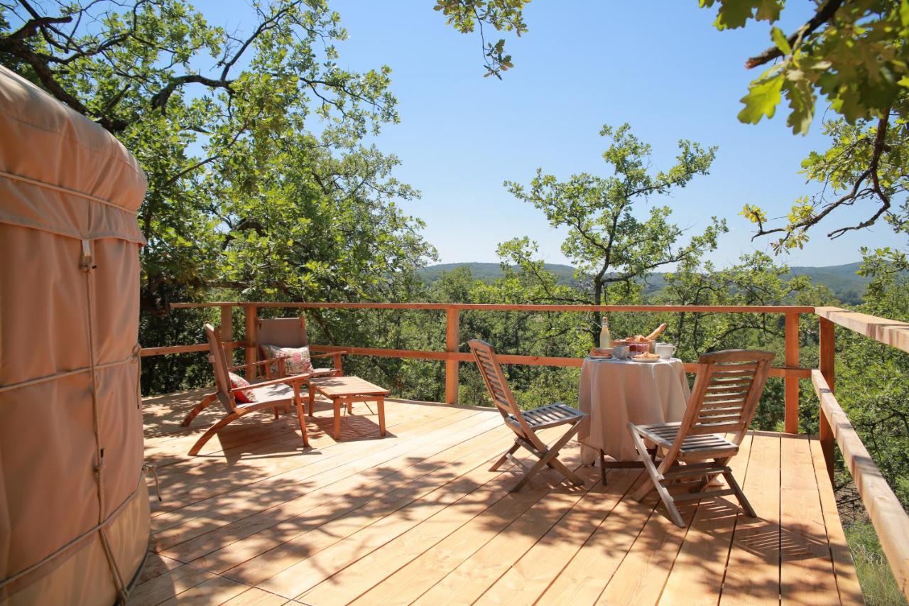 Les Yourtes De Provence Bed & Breakfast Saint-Paulet-de-Caisson Eksteriør bilde