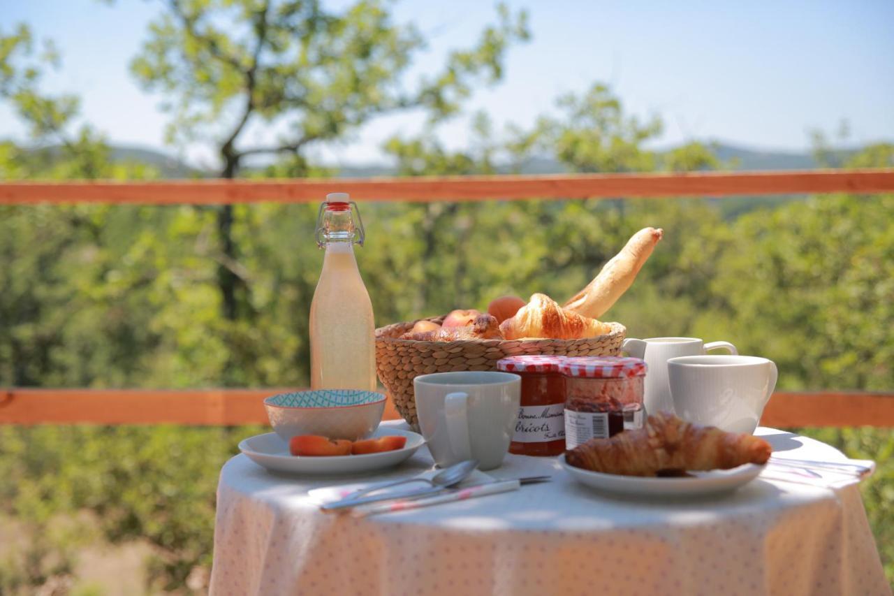 Les Yourtes De Provence Saint-Paulet-de-Caisson Eksteriør bilde