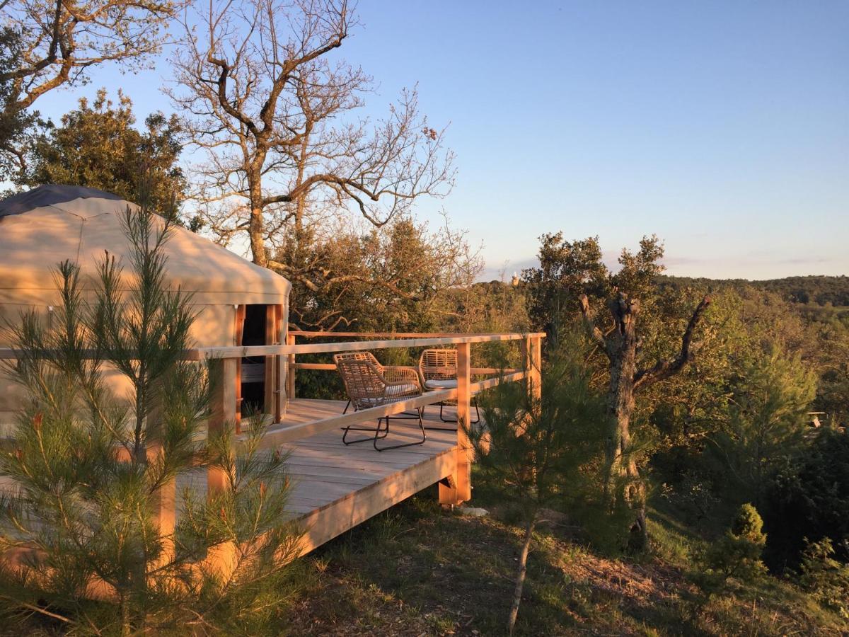 Les Yourtes De Provence Saint-Paulet-de-Caisson Rom bilde